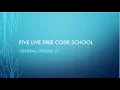 Episode 25 SQL - creating databases and tables Five Live free code school