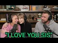 Travis Kelce Emotional as Kylie Kelce Taylor Swift Hug each other on Live Podcast