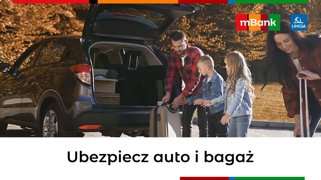 mBank — mBank - Ubezpiecz auto i bagaż z UNIQA (YouTube video ad)