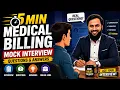5 Min Medical Billing Mock Interview with a Student for Online Jobs Interview Questions Answers