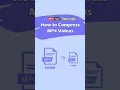 How to Compress MP4 Files Easily and Quickly – Detailed Steps #compressvideo #videocompression