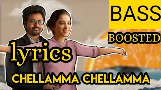 chellamma chellamma bass boosted with lyrics hd audio doctor