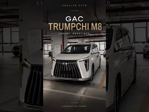 The GAC Trumpchi M8 offers a bold design, executive comfort & unmatched presence. #luxurycar
