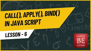 call apply and bind methods in JavaScript - Everyday-Be-Coding