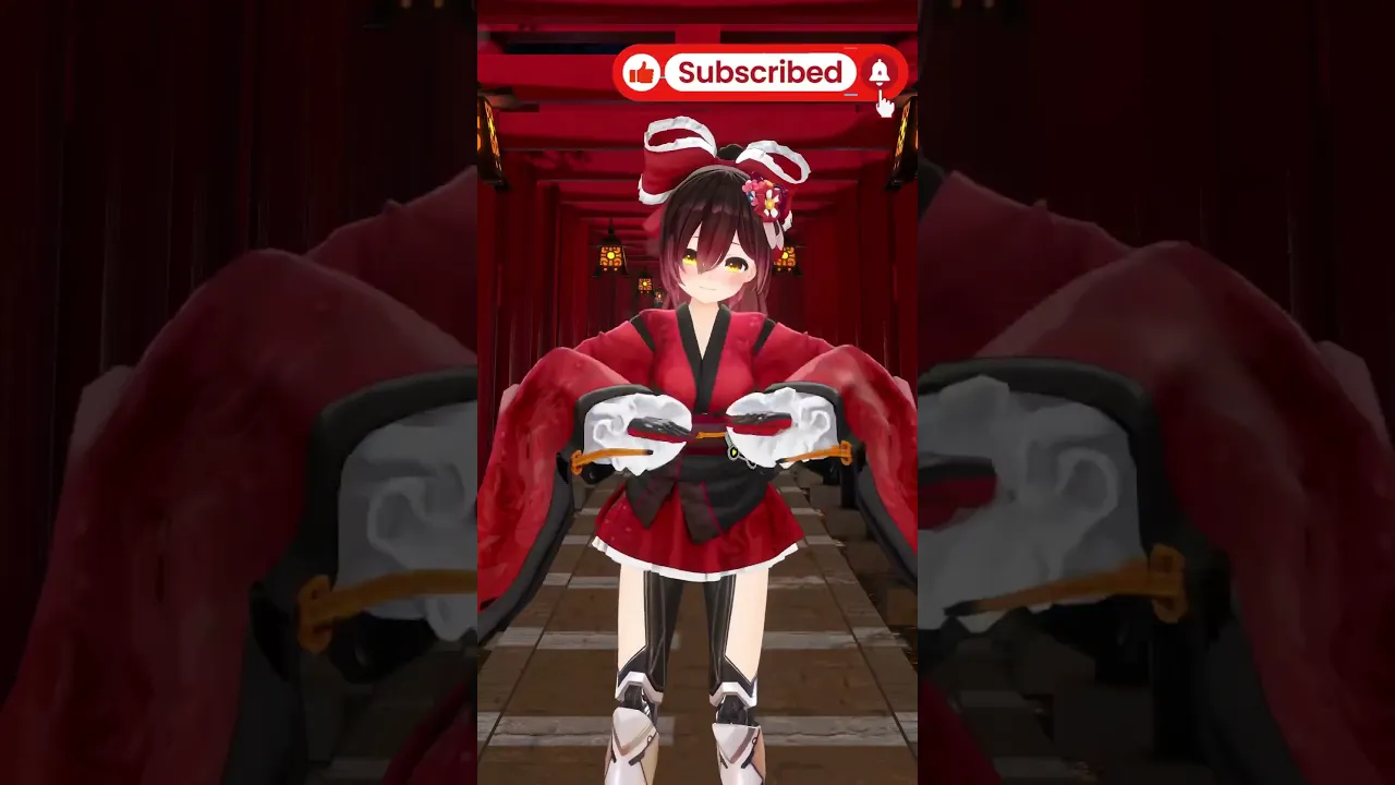 オリ曲！和服でwith∅ 踊ってみた? #vtuber #hololive #song #dance #shorts #ロボ子さん