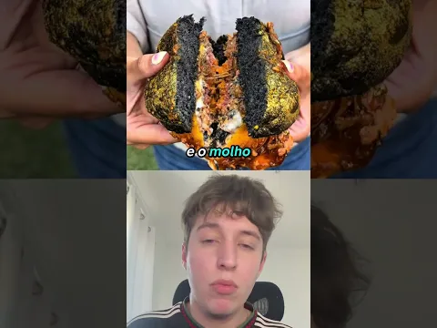 O Hamburguer Preto do BK Japones
