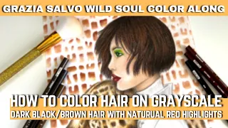 how to color black brown hair with natural red highlights wild soul part 4