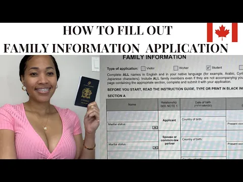 Download MP3 “FAMILY INFORMATION APPLICATION” For Student/Visitor /Work Permit for CANADA 🇨🇦 IMM5645