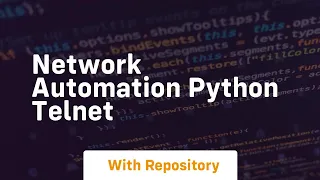 Network automation python telnet