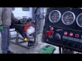 Engine Run Stand First Run