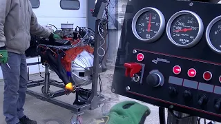 Engine Run Stand First Run