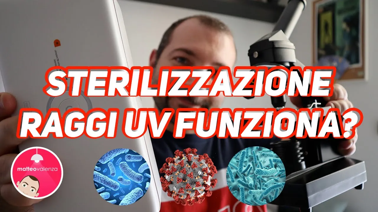 Sterilizzatore UV-C al microscopio: cosa mostra il test