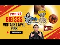 Vintage LAPEL PINS Selling for Hundreds - Even THOUSANDS of Dollars Now on Ebay