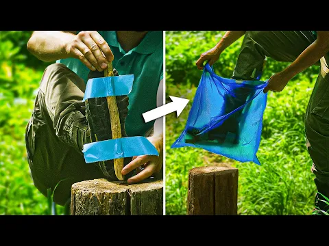 Awesome LifeHACKS and ingenious Survival SKILLS on the outdoors