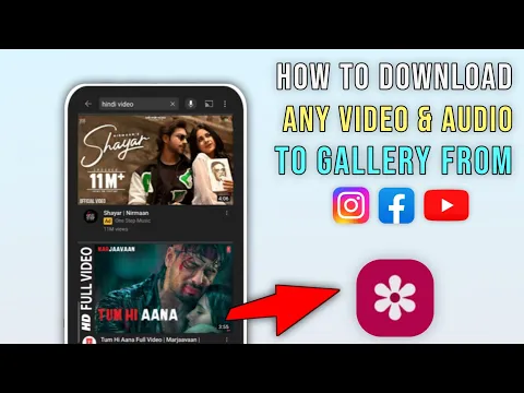 Download MP3 How to download any Video & Audio from Youtube/Facebook to Gallery