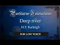 Download Lagu Deep river KARAOKE FOR LOW VOICE - H. T. Burleigh - Key: C Major MP3