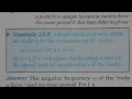 Example 13 5 Oscillations