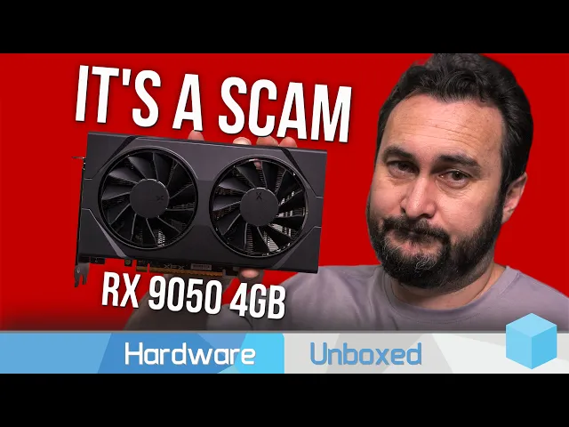 AMD Scams Gamers, Their Dodgiest GPU Ever - RX 9050 4GB Tested