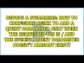 How to configure nginx to add a query parameter only when the requested uri is and the