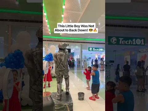 This Little Boy Was Not About to Back Down! 😎🔥