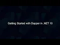 Getting Started with Dapper in NET 10 - When You Don t Want Full EF Core