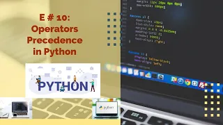 E Operators Precedence in Python