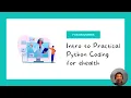 Ep1 Intro to Practical Python Coding for ehealth Digital Health Health Informatics for Beginners