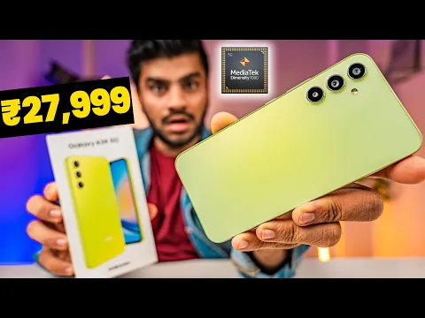 Download MP3 Samsung A34 Unboxing - Dimensity 1080🔥 | 120hz AMOLED 😍 | 48MP OIS📷 | IP67 💦😅