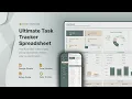 Ultimate Task Tracker Spreadsheet Complete Tutorial - 2026 Updated Version