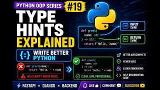 Type Hints Explained in Python Python OOP Series