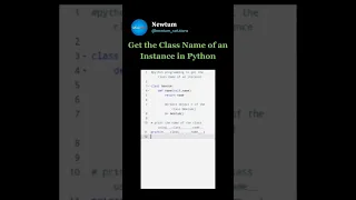 Get the Class Name of an Instance In Python