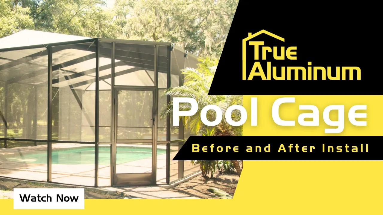 Plant City Pool Cage Install