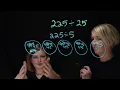 Division strategies 225 divided by 25