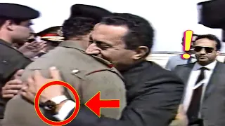 شاهد ذكاء صدام حسين عندما علم أن ساعة حسني مبارك كانت جهاز تنصت