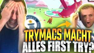 Teil 2 | TRYMACS SPIELT MEINE MAP ALLES FIRST TRY?!????Funny Best OF - WATCHPARTY [ TEIL 2] ????Repa
