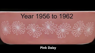 Pyrex Patterns Through The Years of 1955 to 1960 Part 1 Made in the U S A