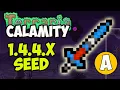 Terraria Calamity Mod how to get ENCHANTED SWORD fast NEW SEED for 1 4 4 9 2026