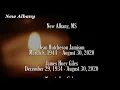 Obituaries from North Ms August 28 - September 3 2020