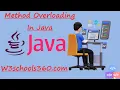 Method Overloading in Java Hindi W3schools