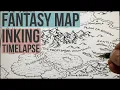 Download Lagu Fantasy Map Drawing - full inking process from start to finish.