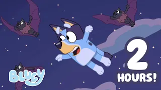 Bluey Flies with BATS 🦇💙 | 2 HOURS of Fruitbat + MORE! | Bluey
