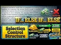 KCSE Selection Control Structure Past Questions NESTED IFS Form 3 Computer Studies