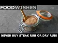 NEVER Buy Steak Rub or Dry Rub at the Store!
