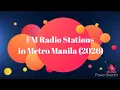 FM Radio Stations in Metro Manila 2026