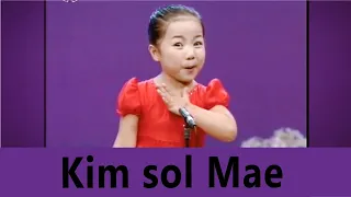 adorable little girl sings traditional asian korean song kim sol mae