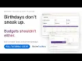 Birt ay Budget Party Planner Tutorial Every Birt ay All Year Excel Google Sheets