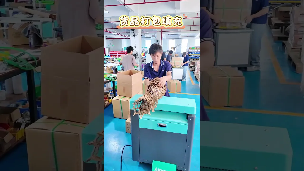 Turn waste cardboard into eco cushioning material with this cardboard shredder!Perfect alternative
