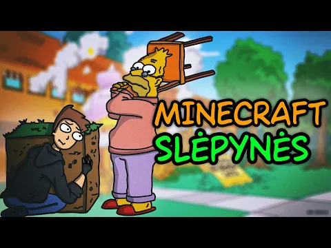 Video Thumbnail: MINECRAFT SLĖPYNĖS PAS SIMPSONUS BAP!