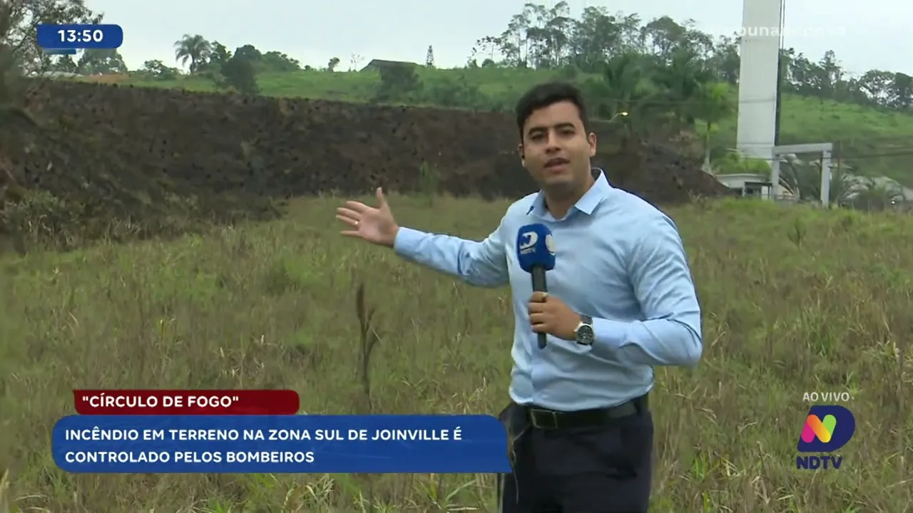 Incêndio em Joinville: zona sul é alvo de grande ocorrência de fogo