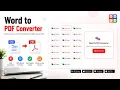 How to Convert Word to PDF for FREE on Web 2026 No App Needed